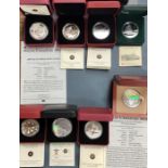 Royal Canadian Mint Silver Proof Coins, includes 2007 $8 Maple of long Life, 2008 $25 Home of the