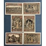 German Banknotes Notgeld set 1921. Condition. High grade.