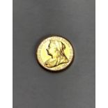 Victoria, Full Sovereign 1899m, high grade. Condition, slight wear and small scratches to surface