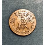 James II, Gunmoney 1689 September Half Crown.