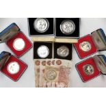 Royal Mint Silver Proof Coins, 2 x Royal Wedding 1986 Andrew & Ferguson (37g each), 4 x Silver