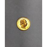 Austria gold 1 Ducat 1915-1936 striking, (0.986 gold 3.49g) Condition, very high grade, very small