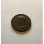 Charles II farthing 1672. Condition, higher grade than most, wear to high points with small