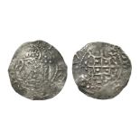 Henry Of Anjou Penny. Circa, 1139-48 AD. Silver, 0.9 grams. 18 mm. Obverse: Bust right with