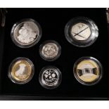 Royal Mint 2014 Silver Piedfort Coin Set in Original Case with Certificate.
