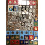 Large collection of Commemorative Crowns and Medallic Coins.(approx 113 in total)