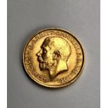 Sovereign 1913.  Condition. Slight wear and small scratches to surface, no mount marks.