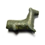 Medieval Barrel Lock.  Circa 12th -14th century AD. Copper-alloy, 17.42 grams. 38.05 mm. A