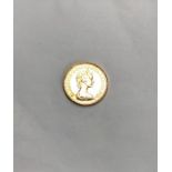 Elizabeth II Half Sovereign 1982. Condition, slight wear to high points with very small scratches to