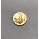 Rare Jersey HMS Victory 22ct gold 25 pounds 2004 (Sovereign size & wiegh )  Condition, slight wear