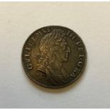 Rare Over Strike William III Shilling 1697.