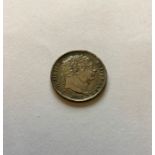 George III Silver Sixpence 1816. Condition. Higher grade, slight wear to high points with small