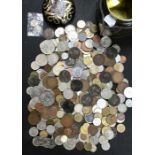 Collection of UK & World Coins, includes small amount of pre 47 Silver, Commemorative Crowns,
