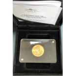 Sovereign 1925 SA (high grade). In presentation case with certificate.