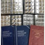 Very large UK and World coin collection in a container. Includes Whitman folders for shillings &