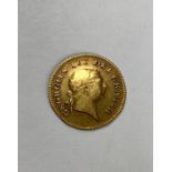 A George III Half Guinea, 1810 Condition, wear to high points with small scratches to surface to