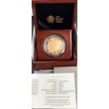 Royal Mint Gold £5 Proof Coin Commemorating the Christening of Prince George. In Original case