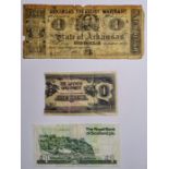 UK & World Banknotes, includes 4 Bank of England £5, The Royal Bank of Scotland PLC £5 with other