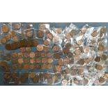 Large Coin Collection includes a collection of half penny’s mostly Elizabeth II in higher grades, 24
