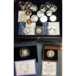 Silver proof Coins, Silver Medallic coins & Commemorative Coins, includes 200th anniversary of the
