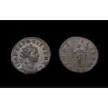 Tacitas Billon Antoninianus.  Nov/Dec, AD 275-June, 276. Billon, 4.35 grams. 22.19 mm. Obverse: