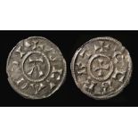 St Edmund Memorial Penny. Danish East Anglia, Circa 885-915. Silver, 0.92 grams. 18 mm. Obverse: +