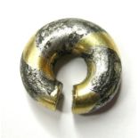 Bronze Age Ring Money. Circa 1150-800 BC. Gold/Silver/Copper, 13.12 grams. 16.58 mm. A Late Bronze