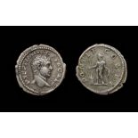 Geta Denarius.  AD, 209-211. Silver, 3.46 grams. 19.73 mm. Obverse: Bare head right. P SEPTIMIVS