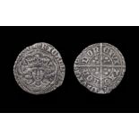 Richard III Groat.  AD, 1483-85. Class 2b. Silver, 2.44 grams, 23.73 mm. Obverse: Crowned facing