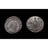 Maximian Billon Antoninianus First reign, AD 286-305. Billon, 4.07 grams. 22.51 mm. Obverse: Radiate