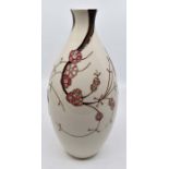 A Moorcroft Sakura vase designed by Paul Hilditch, special events piece, date 2009, 26cm high