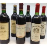 Six bottles of wine to include: two x Chateau Grand-Puy Ducasse 1983; two x Chateau Pignon 1990 &