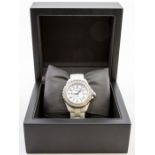 Chanel - a ladies white ceramic J12 Automatic wristwatch, the circular white dial with black