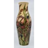 Moorcroft: A Moorcroft Limited Edition 'Savannah' baluster vase by Emma Bossons, no 10 of 500.