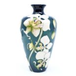 Moorcroft: A Moorcroft 'Orchid' vase for RHS Tatton 2009, no 44 of 75. Height approx 16cm. Signature