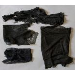 A Remit of Lace and Chiffon (damaged) - originally taken off a costume. A long strip of Chiffon with