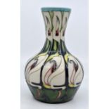 Moorcroft: A Moorcroft 'Lily Come Home' vase by Emma Bossons, no 362. Height approx 18cm.