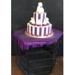 ****** ITEM LOCATION BISHTON HALL********** Cake and Cage, used for the Baroness's Birthday party,