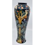 Moorcroft: A 1996 Limited Edition 'Tree Bark Thief' vase designed by Rachel Bishop, no 100 of 250.