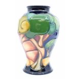 Moorcroft: A Moorcroft 'Bolderswood' vase by Rachel Bishop, no 202. Height approx 16cm. Signature