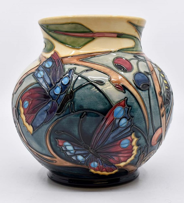 Moorcroft: A Moorcroft 'Hartgring' vase. Height approx 15cm. Marks to base. Condition: No obvious - Image 2 of 4