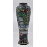 Moorcroft: A Moorcroft Limited Edition 'Serendipity' slender baluster vase by Nicola Slaney, no 31