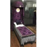 ****** ITEM LOCATION BISHTON HALL********** The Baroness's Bed including pillows and teddy bears.