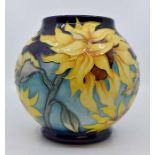 Moorcroft: A Moorcroft Limited Edition 'Topeka' ovoid vase by Jeanne McDougall, no 51 of 200. Height