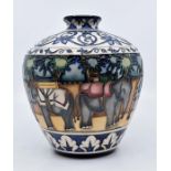Moorcroft: A Moorcroft 'Kerala' pattern globular vase after Beverly Wilkes, limited edition 11/