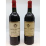 Two bottles of Chateau du Tertre 1979 (2 x 75cl)