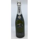 Moet & Chandon Champagne, one bottle, Silver Jubilee Cuvee 1977