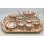 A collection of Royal Crown Derby Osmaston Road site, early examples to include Osborne tea set on
