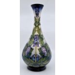 Moorcroft: A Moorcroft Limited Edition 'Wolfsbane' vase of baluster form, no 104 of 350. Height