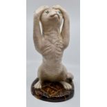 A Cobridge stoneware figure of a Cat